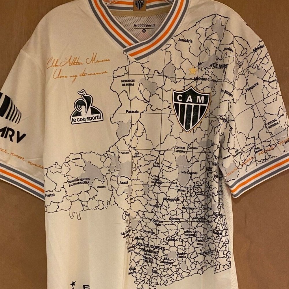 Le Coq BRAZIL CLUBE ATLETICO MINEIRO Men's JERSEY Sz S,M,L,XL,2XL New w tags